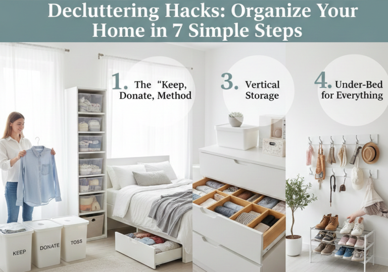 Decluttering Hacks: Organize Your Home in 7 Simple Steps