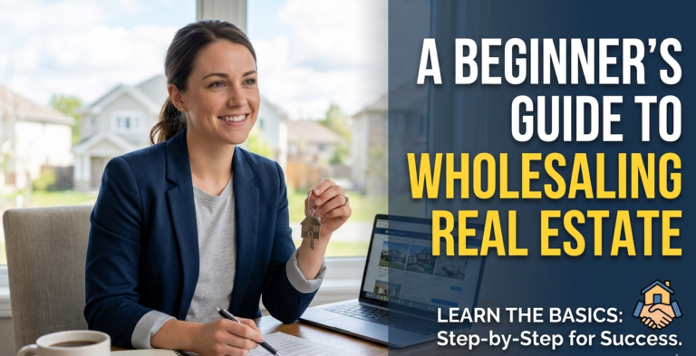 A Beginner’s Guide to Wholesaling Real Estate