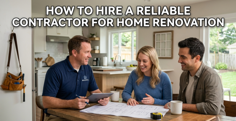 How to Hire a Reliable Contractor for Home Renovation