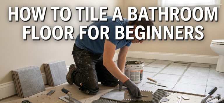 How to Tile a Bathroom Floor for Beginners