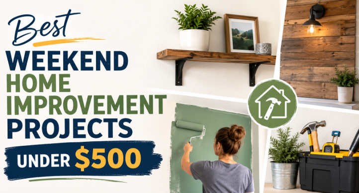 Best Weekend Home Improvement Projects Under $500