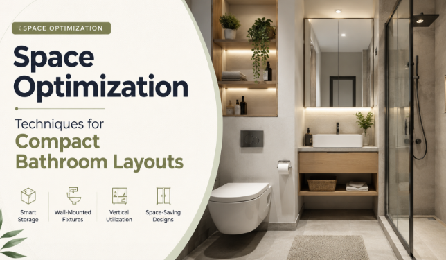 Space Optimization Techniques for Compact Bathroom Layouts
