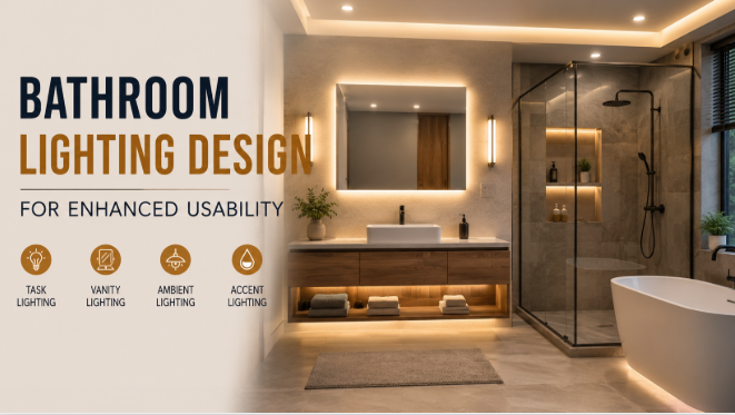 Bathroom Lighting Design for Enhanced Usability