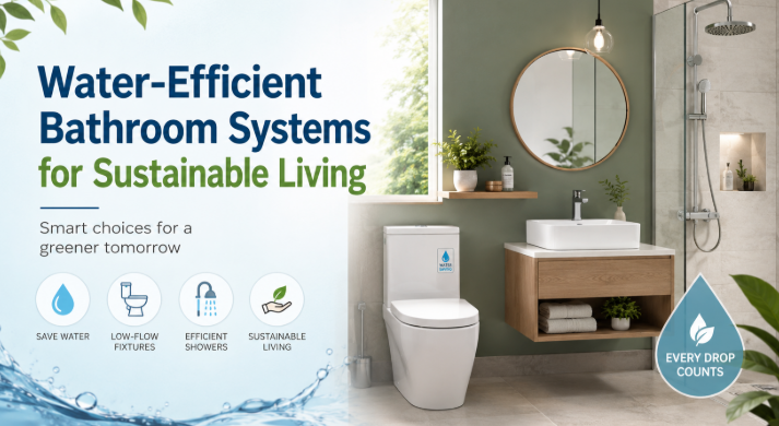 Water-Efficient Bathroom Systems for Sustainable Living
