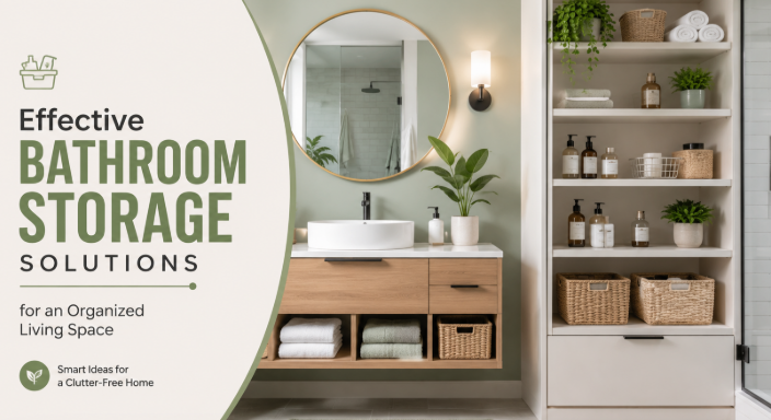 Effective Bathroom Storage Solutions for an Organized Living Space