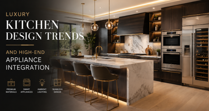 Exploring Luxury Kitchen Design Trends and High-End Appliance Integration