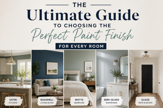 The Ultimate Guide to Choosing the Perfect Paint Finish for Every Room