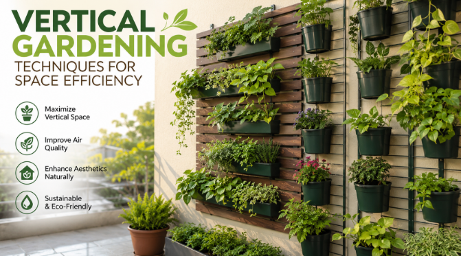 Vertical Gardening Techniques for Space Efficiency