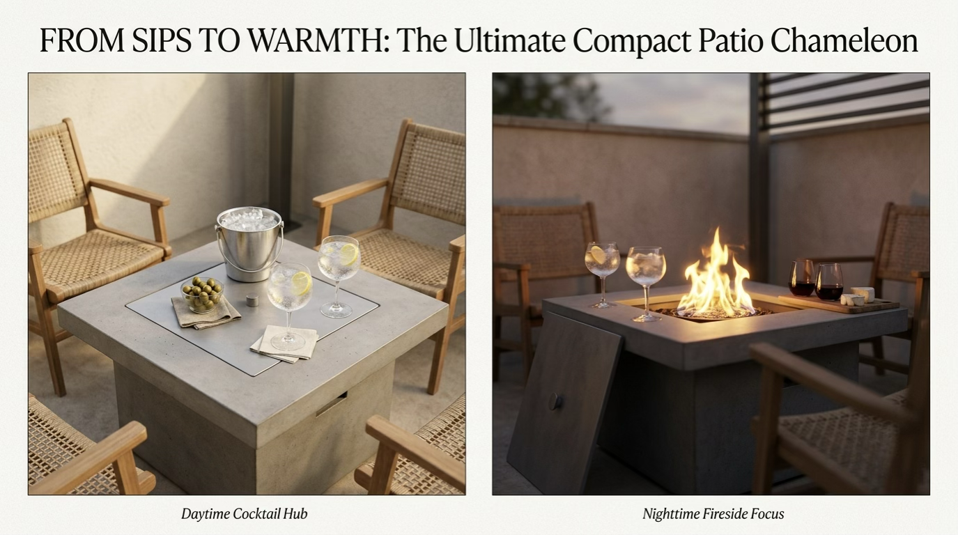 Multi-Use Fire Pit with Insert Cover